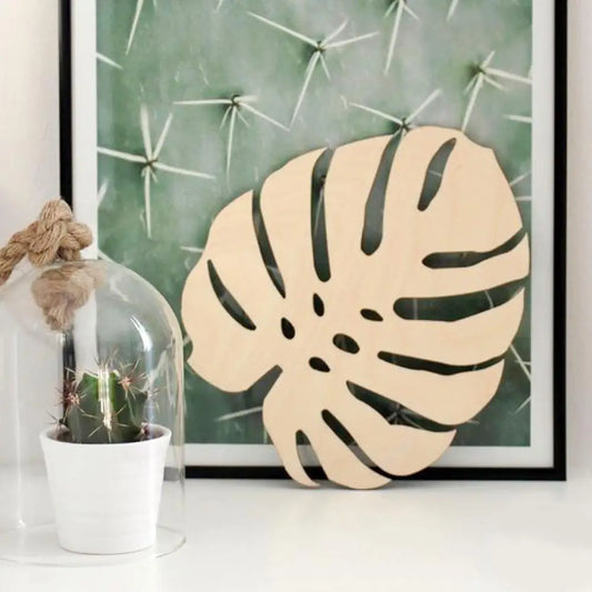 Nordic Houten Monstera blad