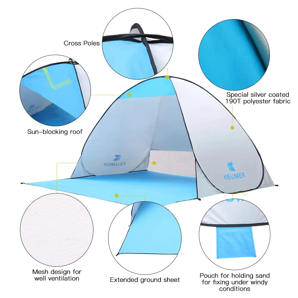 Pop-up Tent met UV-bescherming