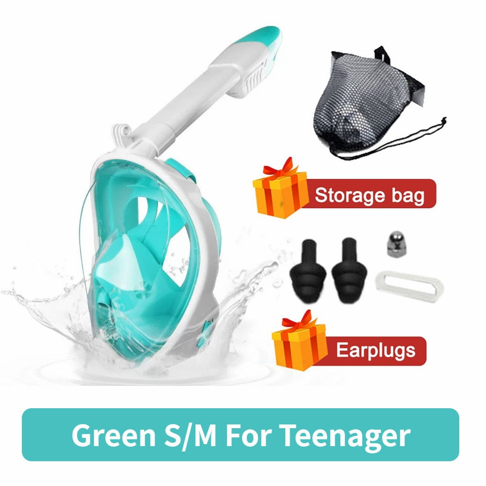 Volgelaats snorkelmasker - Anti condens