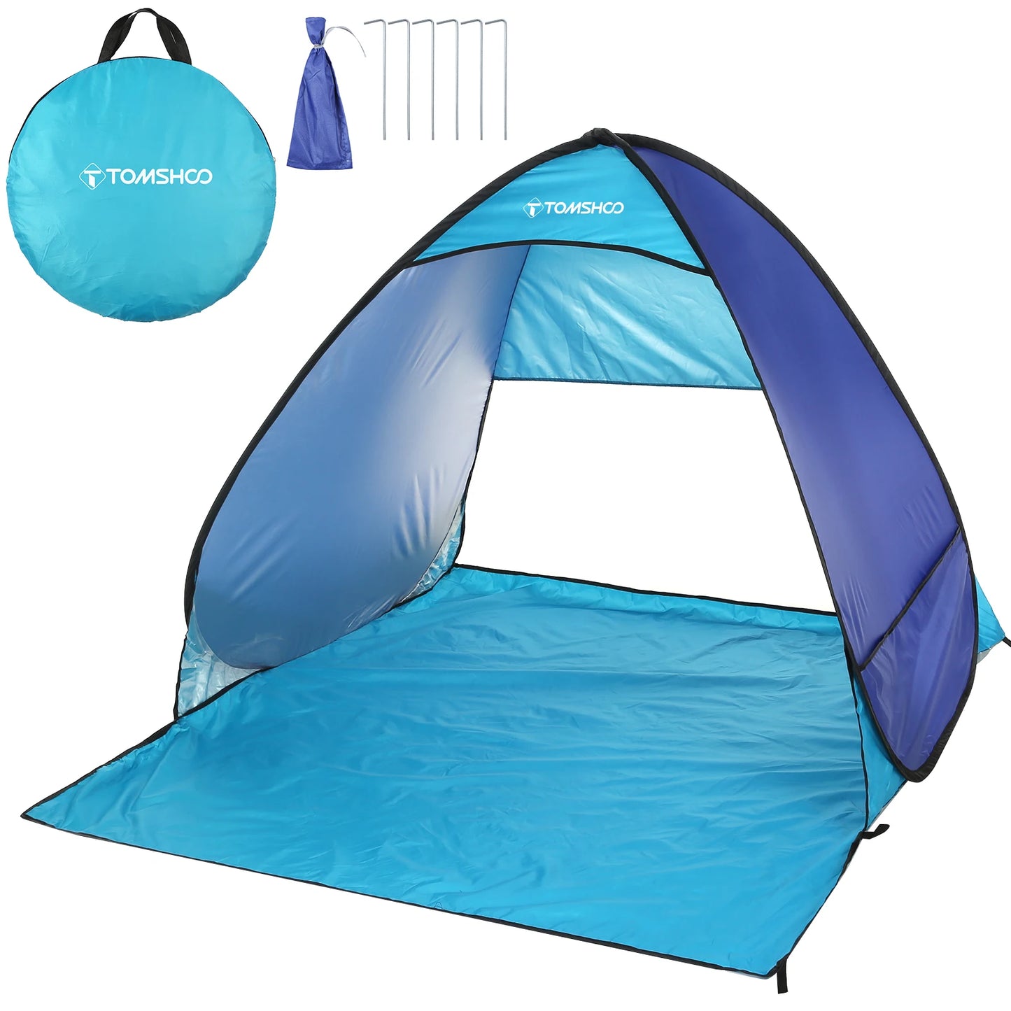 TOMSHOO Pop-up Tent – 3-4 Persoons - Lichtgewicht Camping