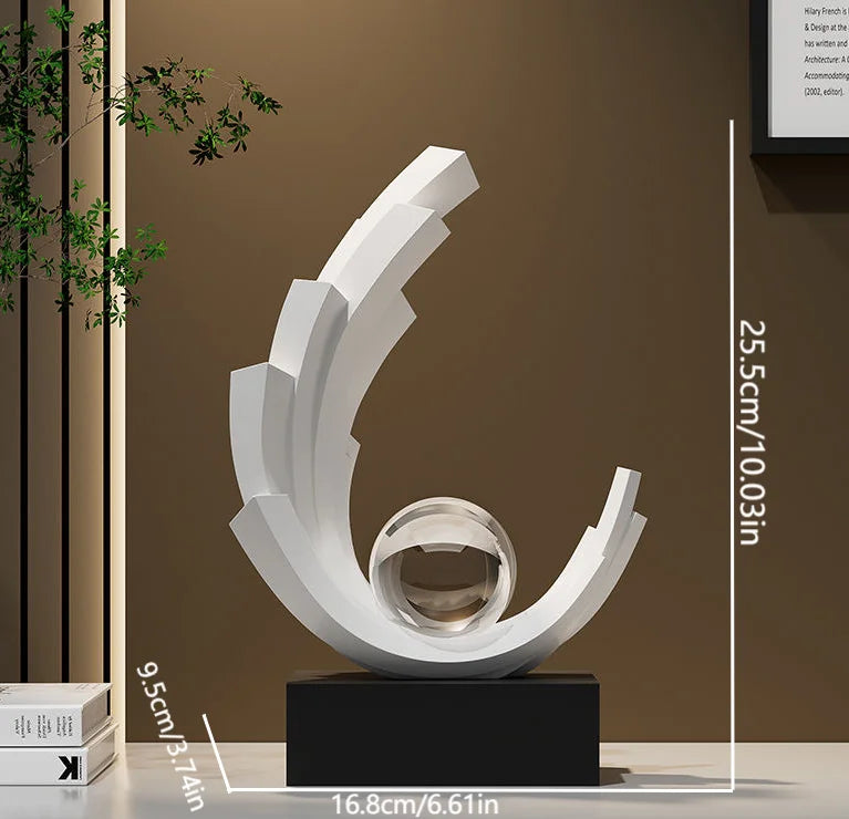 Decoratief beeld – Luxe design voor woonkamer, hal of tv-meubel