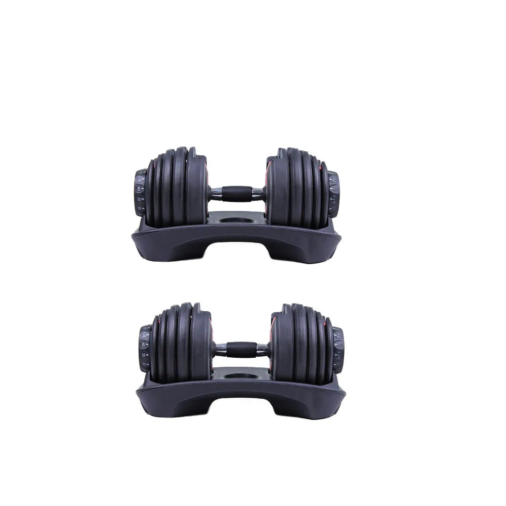 Verstelbare Dumbbell Set - 2 Stuks, 2,5 tot 24 kg