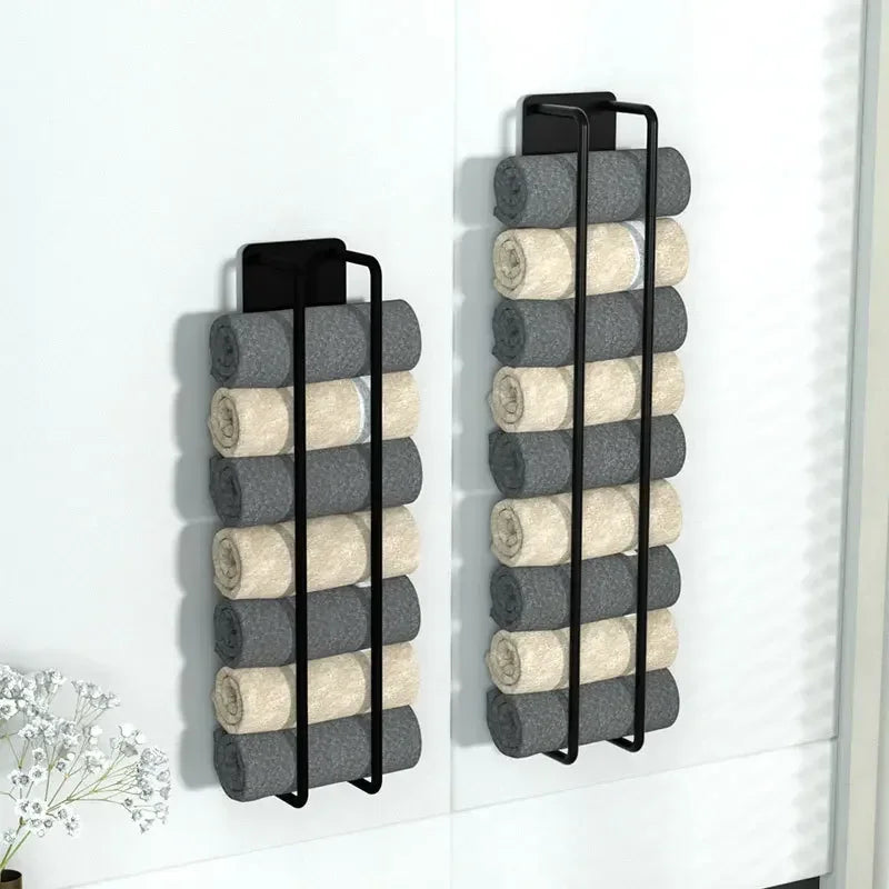 Moderne handdoekhouder – Zwart