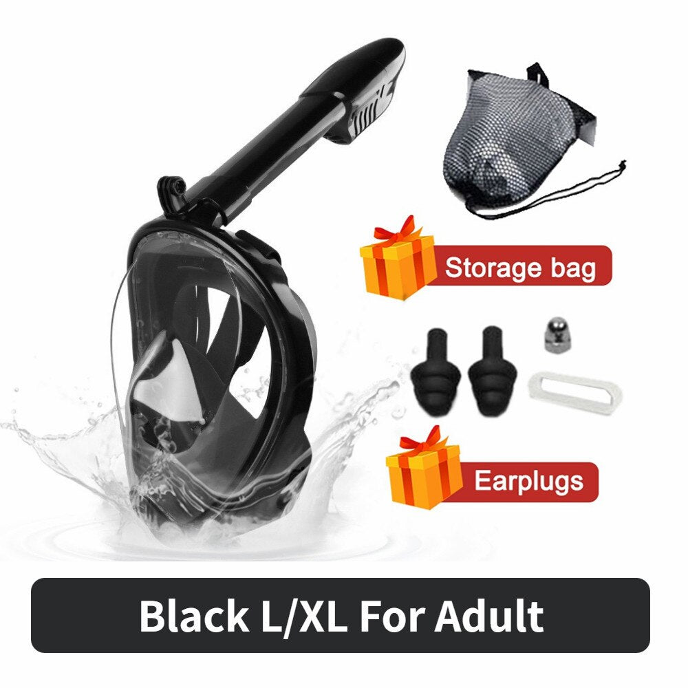 Volgelaats snorkelmasker - Anti condens