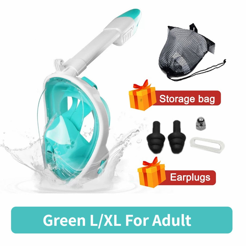 Volgelaats snorkelmasker - Anti condens