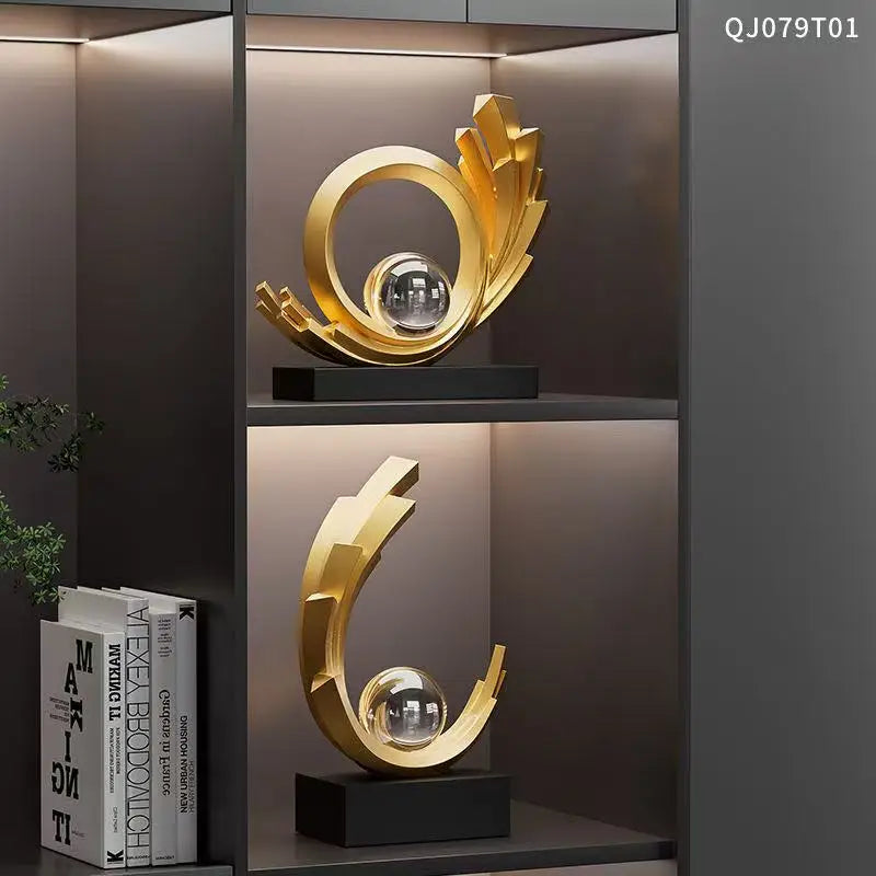 Decoratief beeld – Luxe design voor woonkamer, hal of tv-meubel