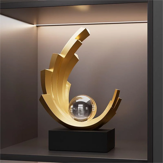 Decoratief beeld – Luxe design voor woonkamer, hal of tv-meubel