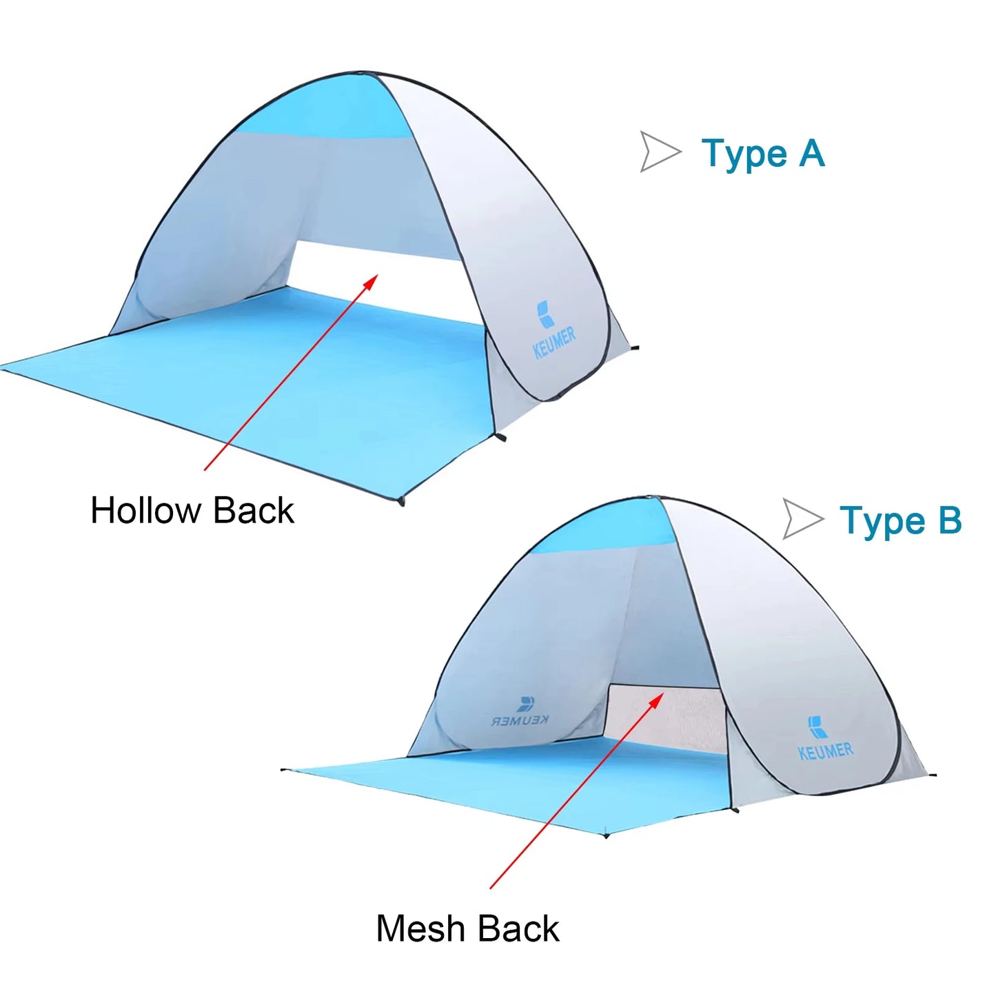 Pop-up Tent met UV-bescherming