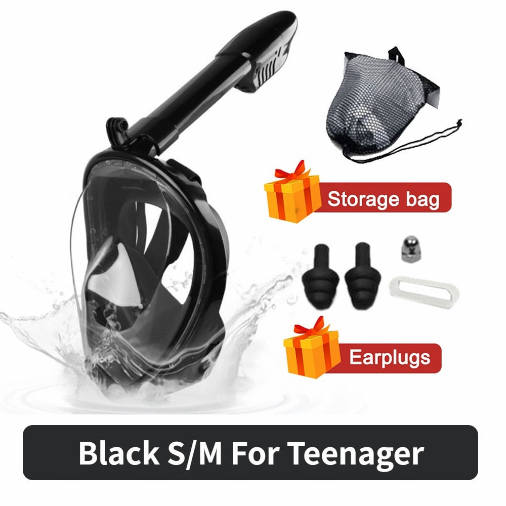 Volgelaats snorkelmasker - Anti condens