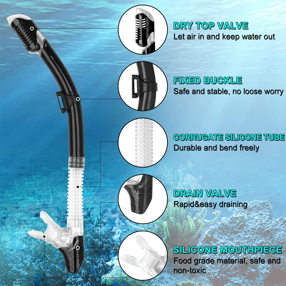 Professionele snorkelset - Anti condens