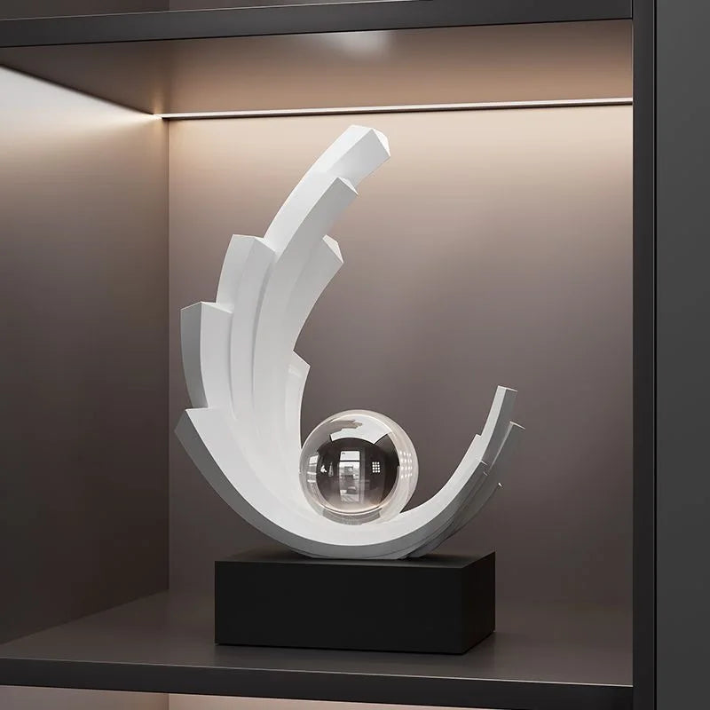 Decoratief beeld – Luxe design voor woonkamer, hal of tv-meubel