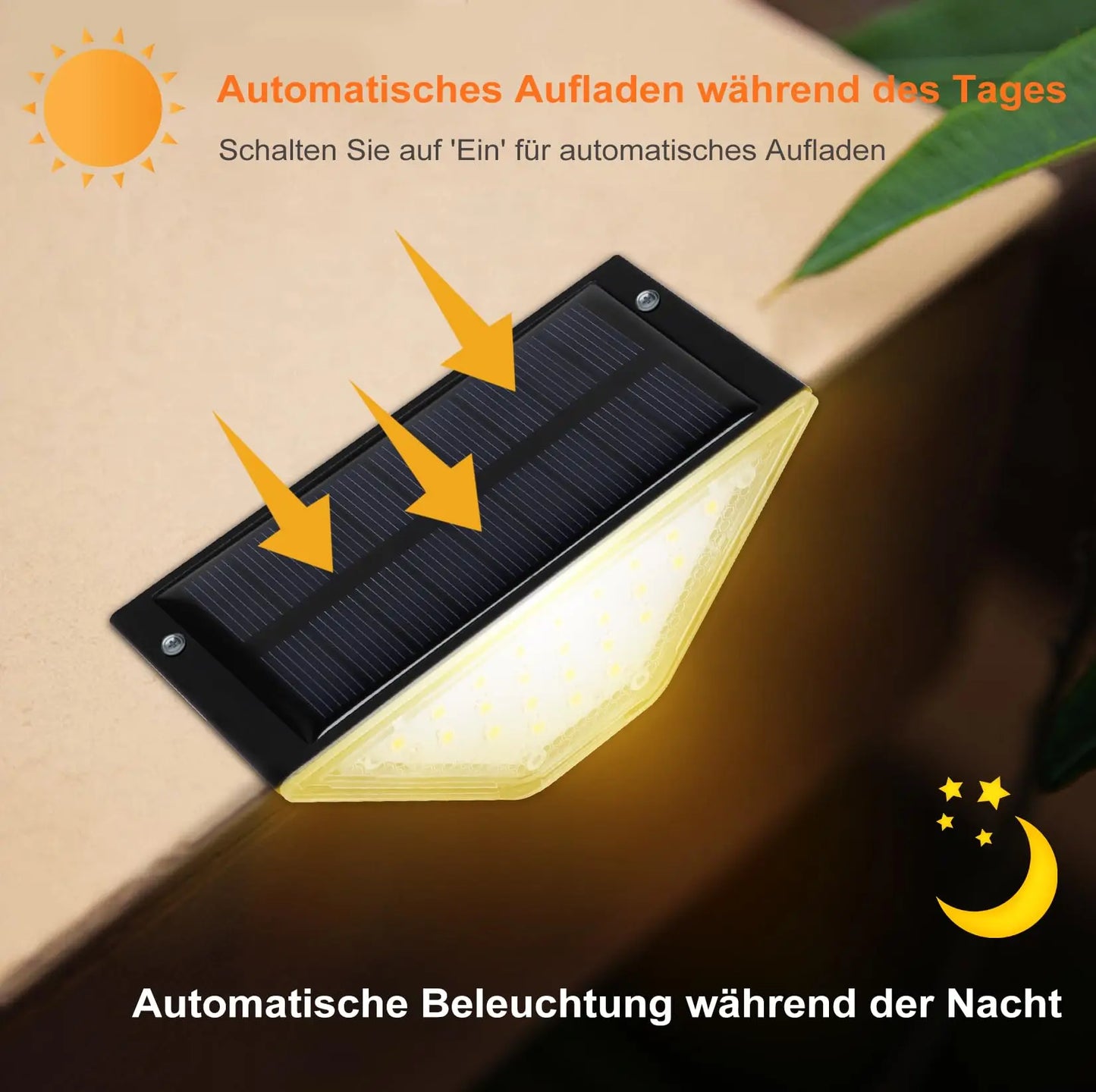 LED traplamp – Waterdicht & zonne-energie