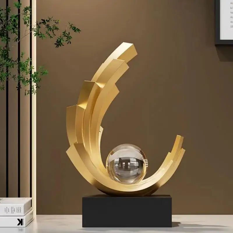 Decoratief beeld – Luxe design voor woonkamer, hal of tv-meubel