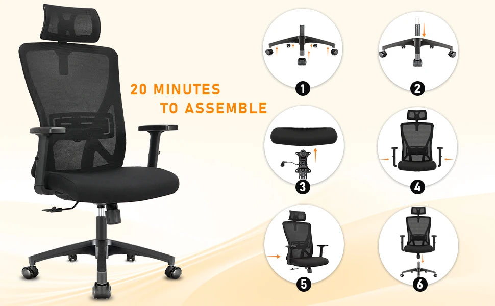 Ergonomische bureaustoel - Comfort Design