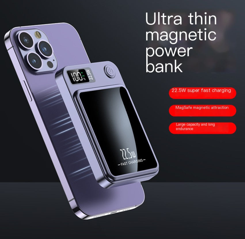 MagnetBoost Qi Powerbank Pro – Draadloze Oplader tot 20.000 mAh
