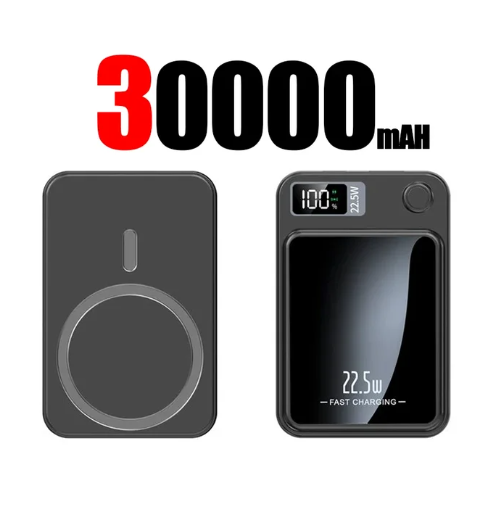 MagnetBoost Qi Powerbank Pro – Draadloze Oplader tot 20.000 mAh