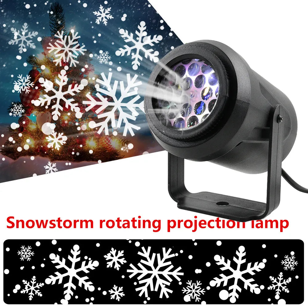 Kerstprojectorlampen - LED verlichting sneeuwvlokdecoratie