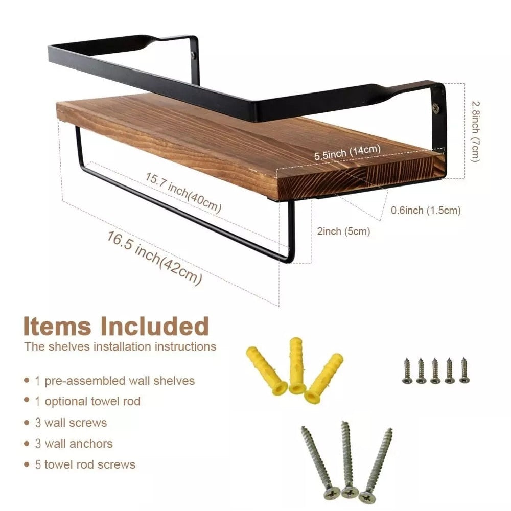 Multifunctionele Opberghouder Plank - Decoratief