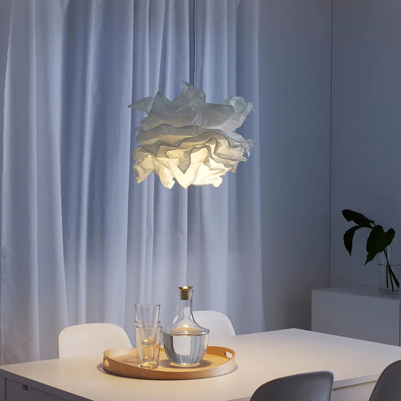 Decoratieve Papieren Lampenkap – Wolk & Bloem Design