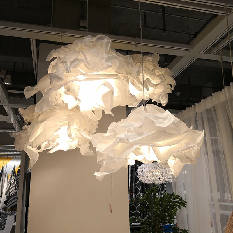 Decoratieve Papieren Lampenkap – Wolk & Bloem Design