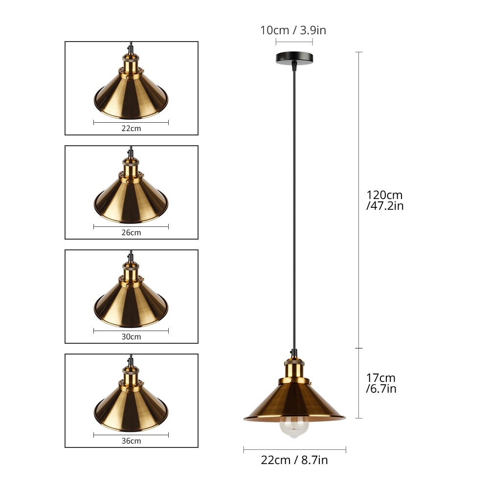 Nieuwe Industriële Hanglamp - Vintage Kroonluchter