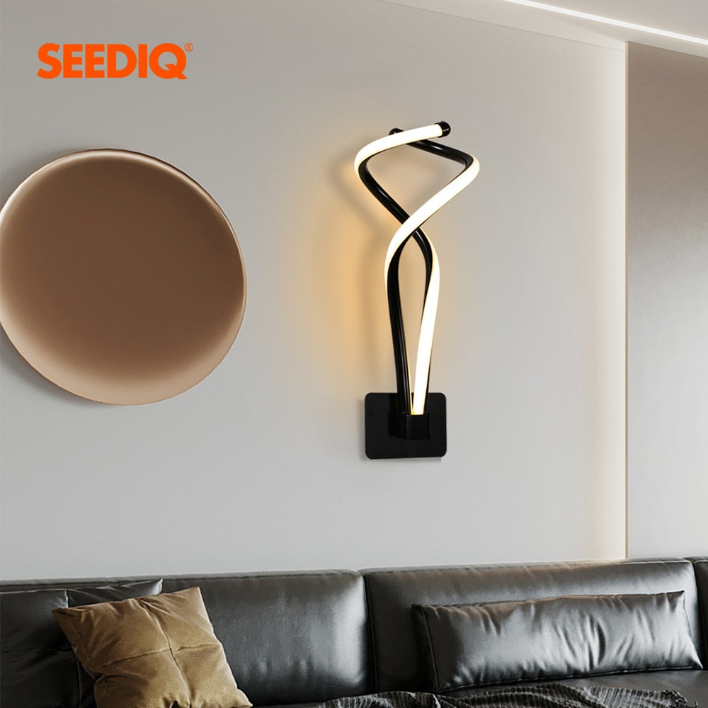 Moderne LED-wandlamp