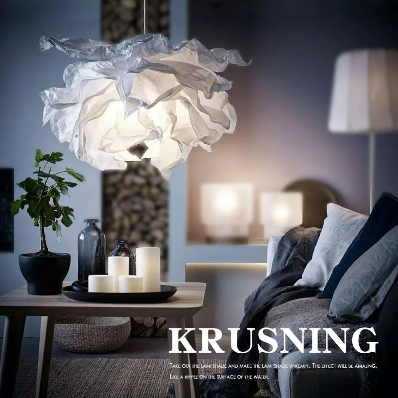Decoratieve Papieren Lampenkap – Wolk & Bloem Design