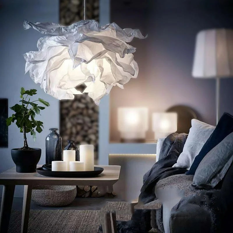 Decoratieve Papieren Lampenkap – Wolk & Bloem Design