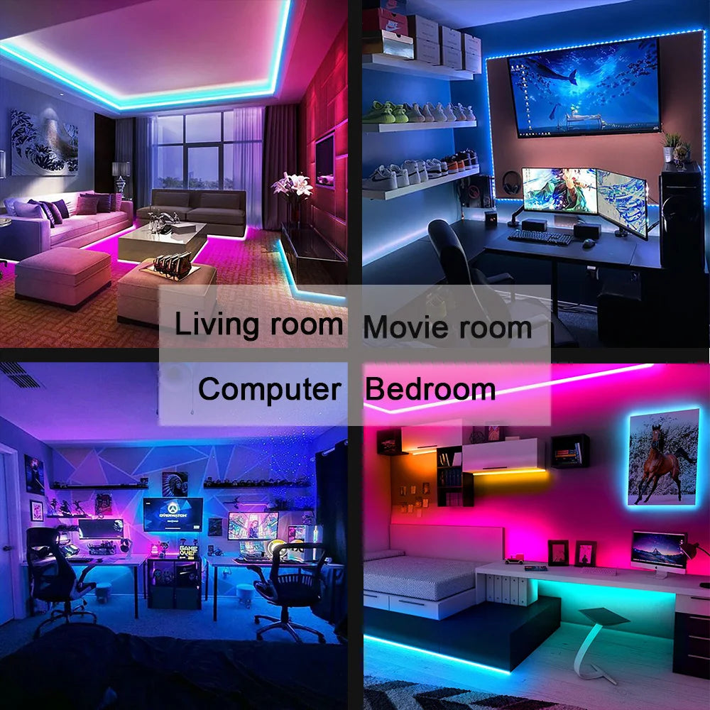 RGB LED-strip met USB en Bluetooth – 1 tot 5 meter