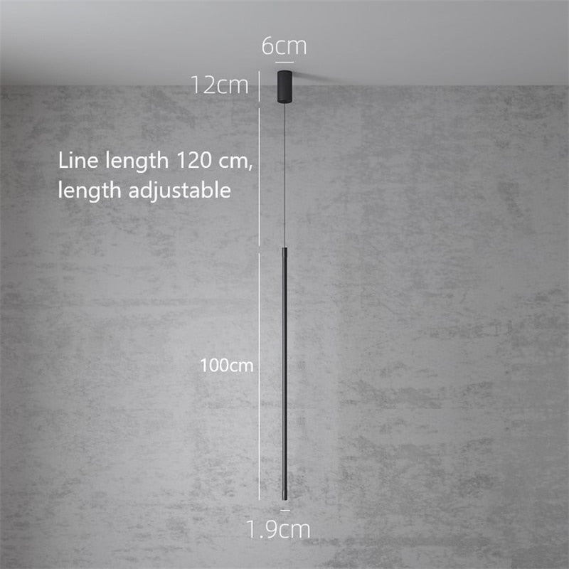 Moderne LED-hanglampen - geometrische lijnen en strips