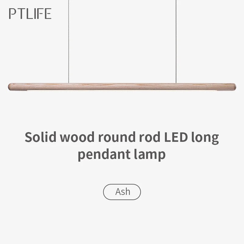 Noordse Verstelbare Houten hanglampen - Ledverlichting