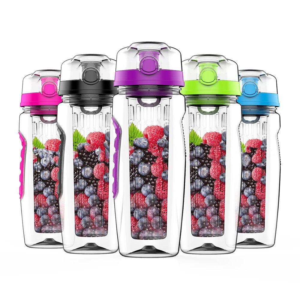 1000 ml Water Fruit Fles - BPA-vrij  Fruit Infuse