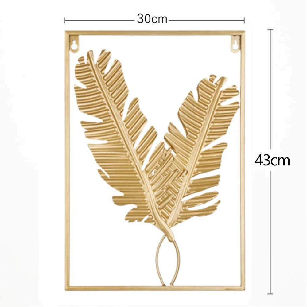 Ginkgo blad Design -Wanddecoratie