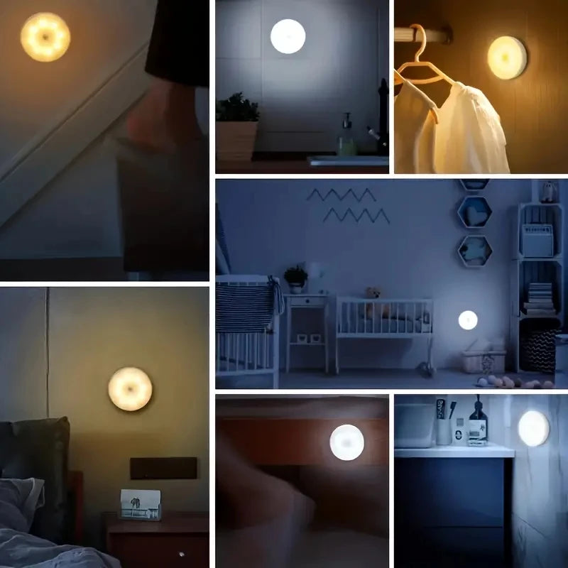 Draadloos LED Nachtlampje met Bewegingssensor