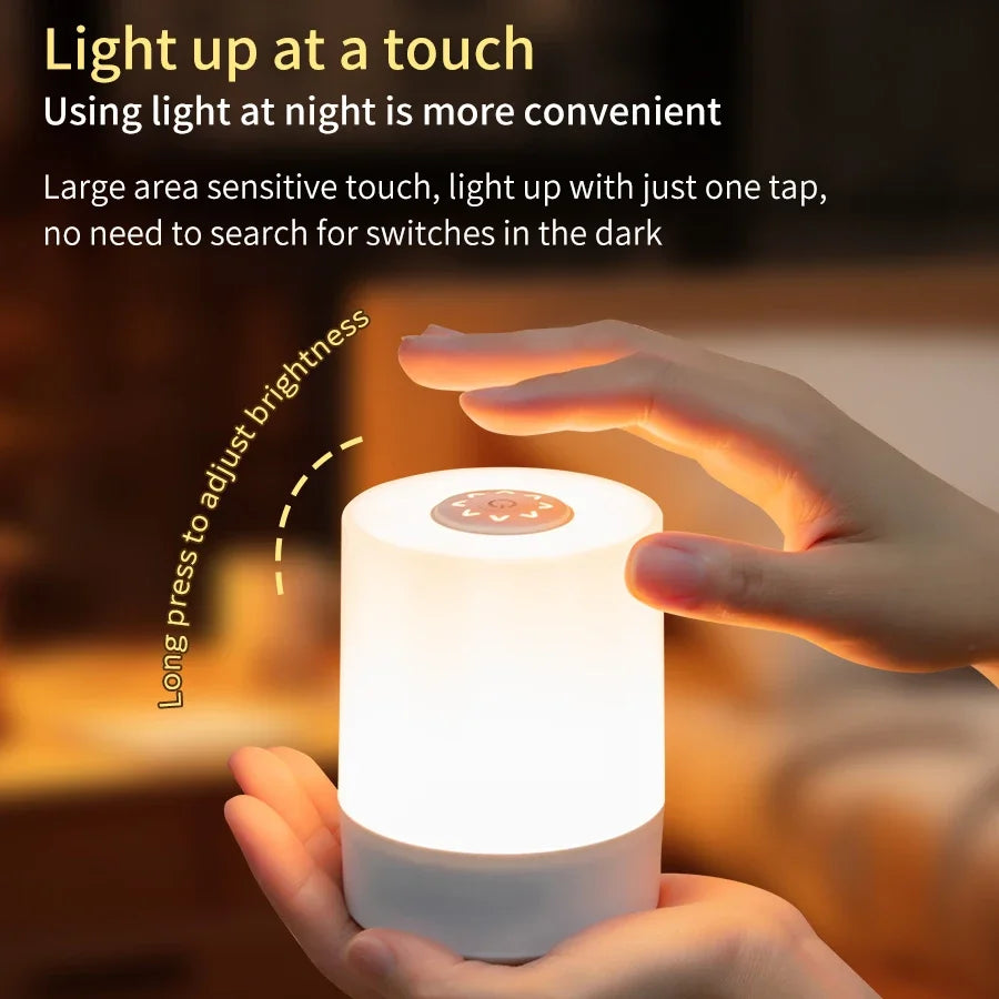 Oplaadbare LED Tafellamp met Touchbediening – Dimbaar