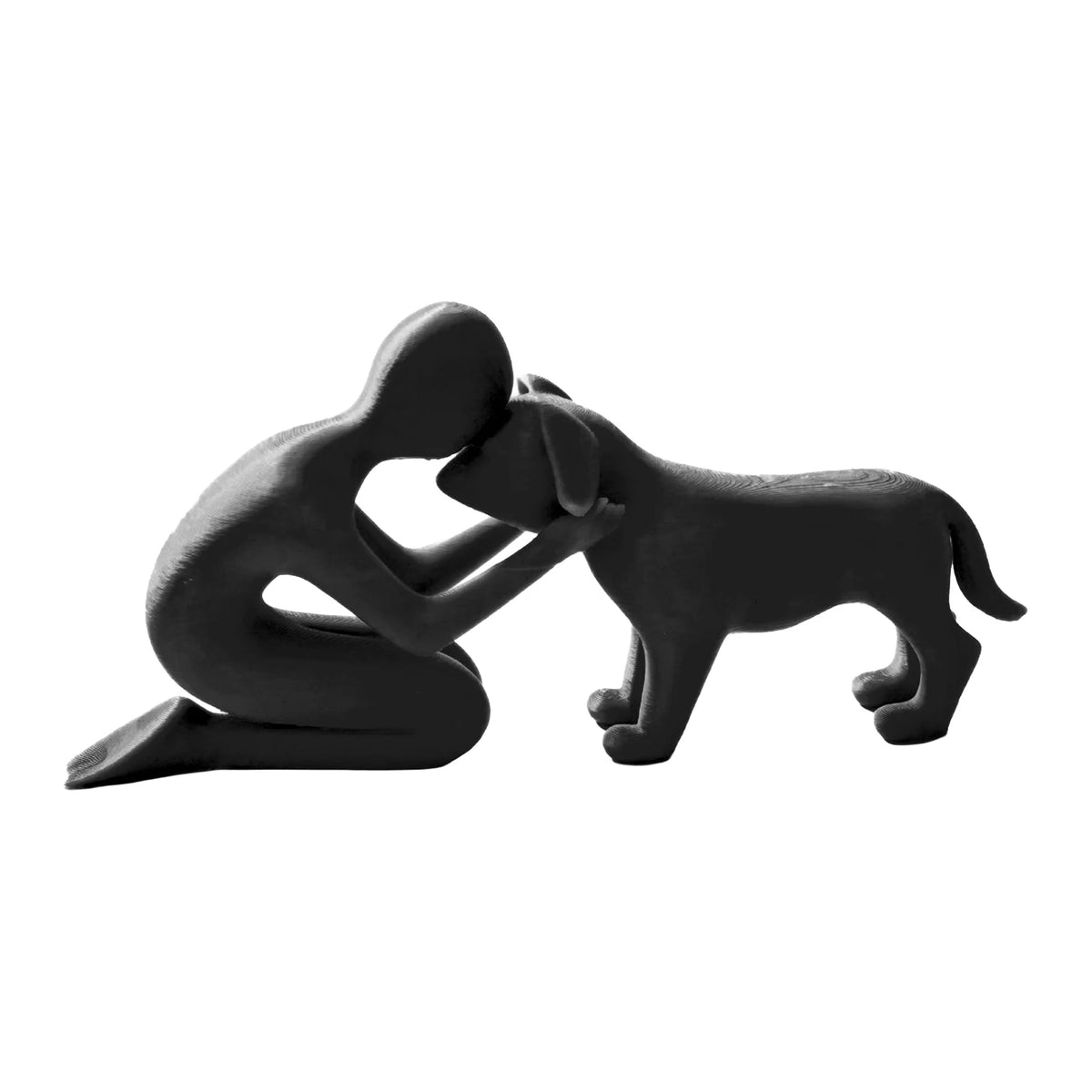 Beeldje Baasje met Hond – 18 cm