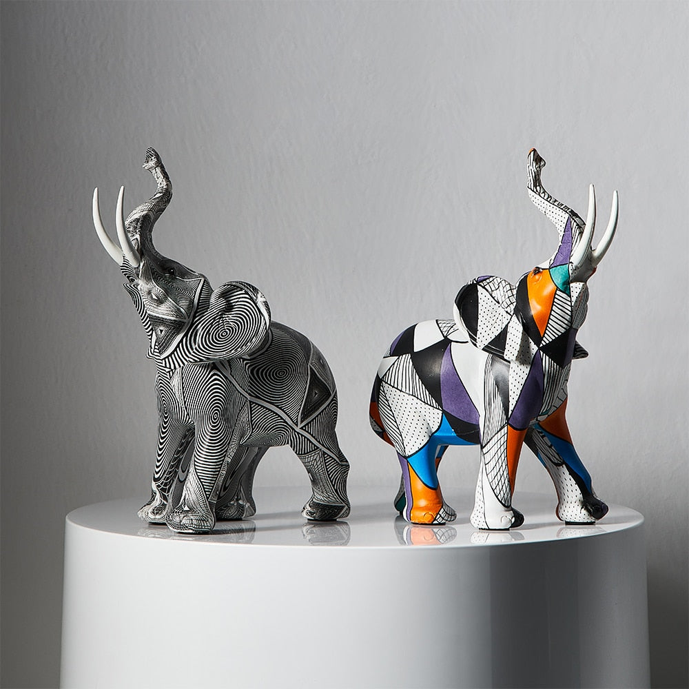 Kunst Olifant - Dierenbeeld Nordica  - Scandinavisch Interieurdecor.