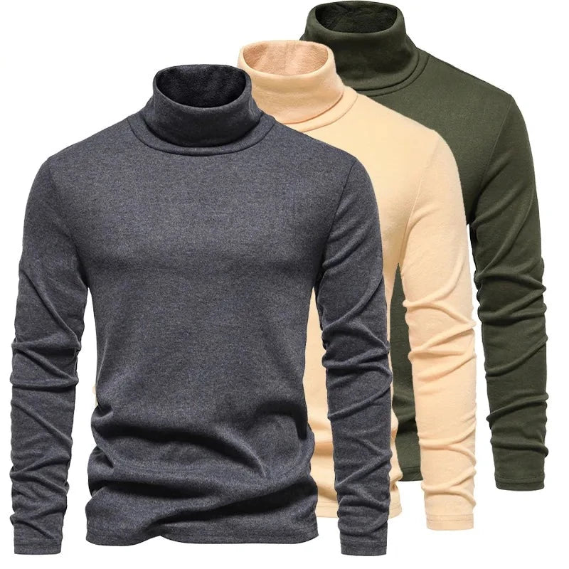 Nieuw! Heren Casual Slim Fit Lichtgewicht Coltrui Pullover