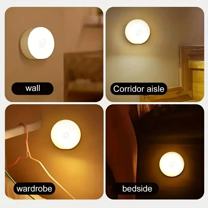 Draadloos LED Nachtlampje met Bewegingssensor