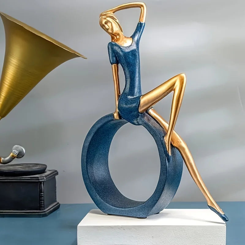 Lezend Meisje – Decoratief Beeldje van Kunsthars