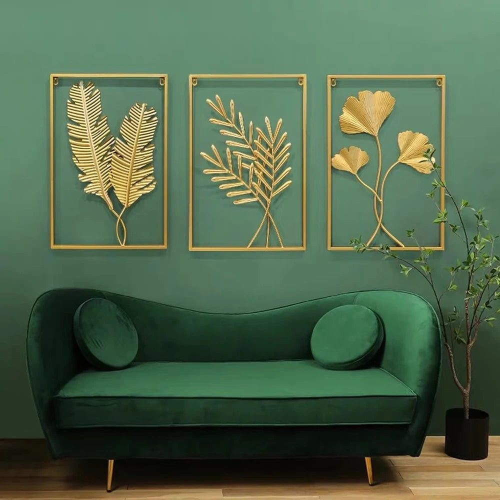 Ginkgo blad Design -Wanddecoratie