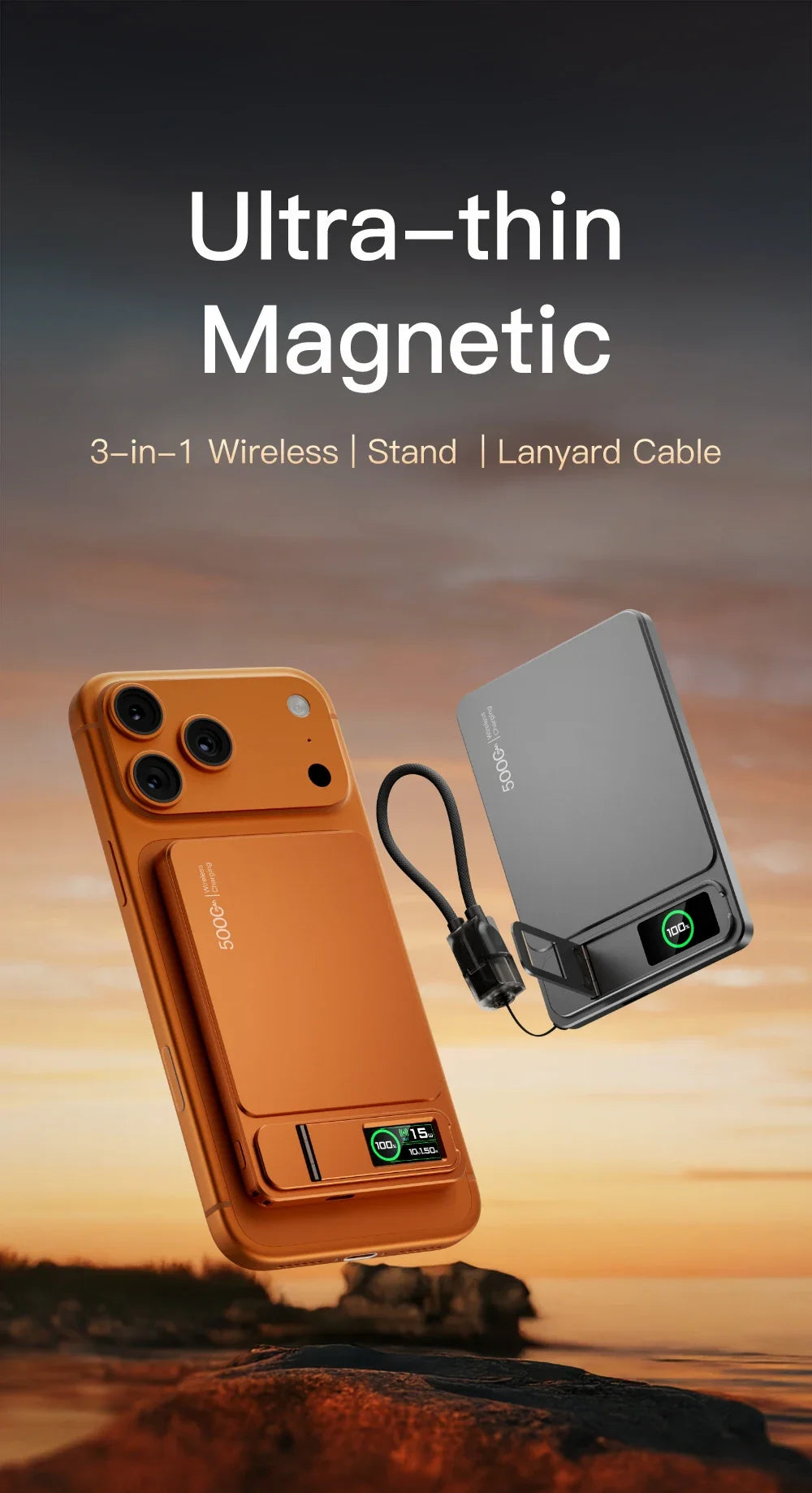 Magnetische Powerbank 5.000/10.000 mAh – 20W