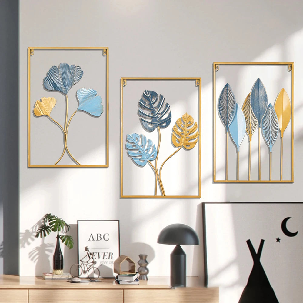 Ginkgo blad Design -Wanddecoratie