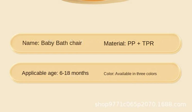 Children's Shower Seat Portable Shower Stand for Newborns and Young Children Children's Growth Accessories