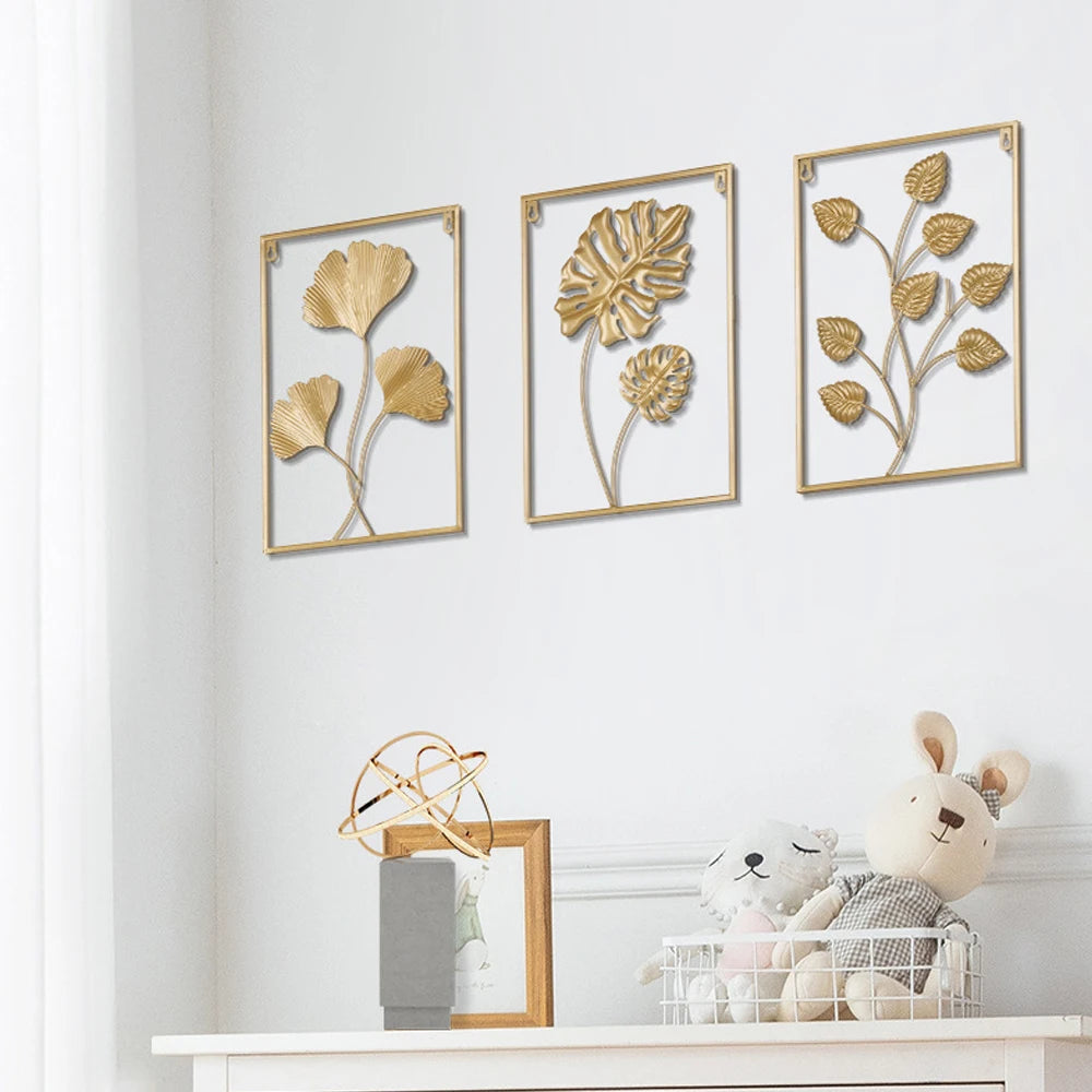 Ginkgo blad Design -Wanddecoratie