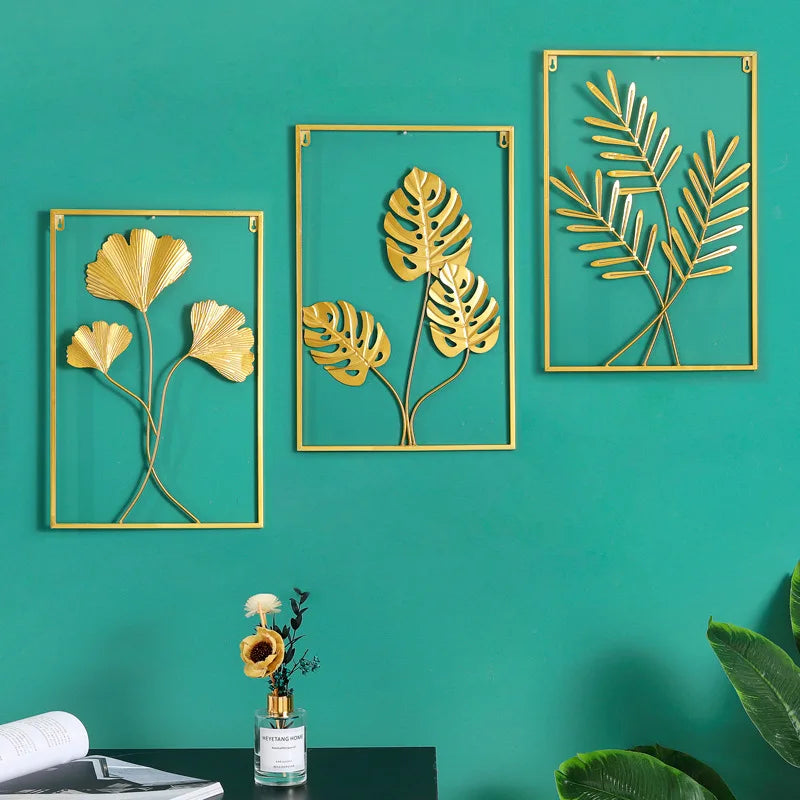 Ginkgo blad Design -Wanddecoratie