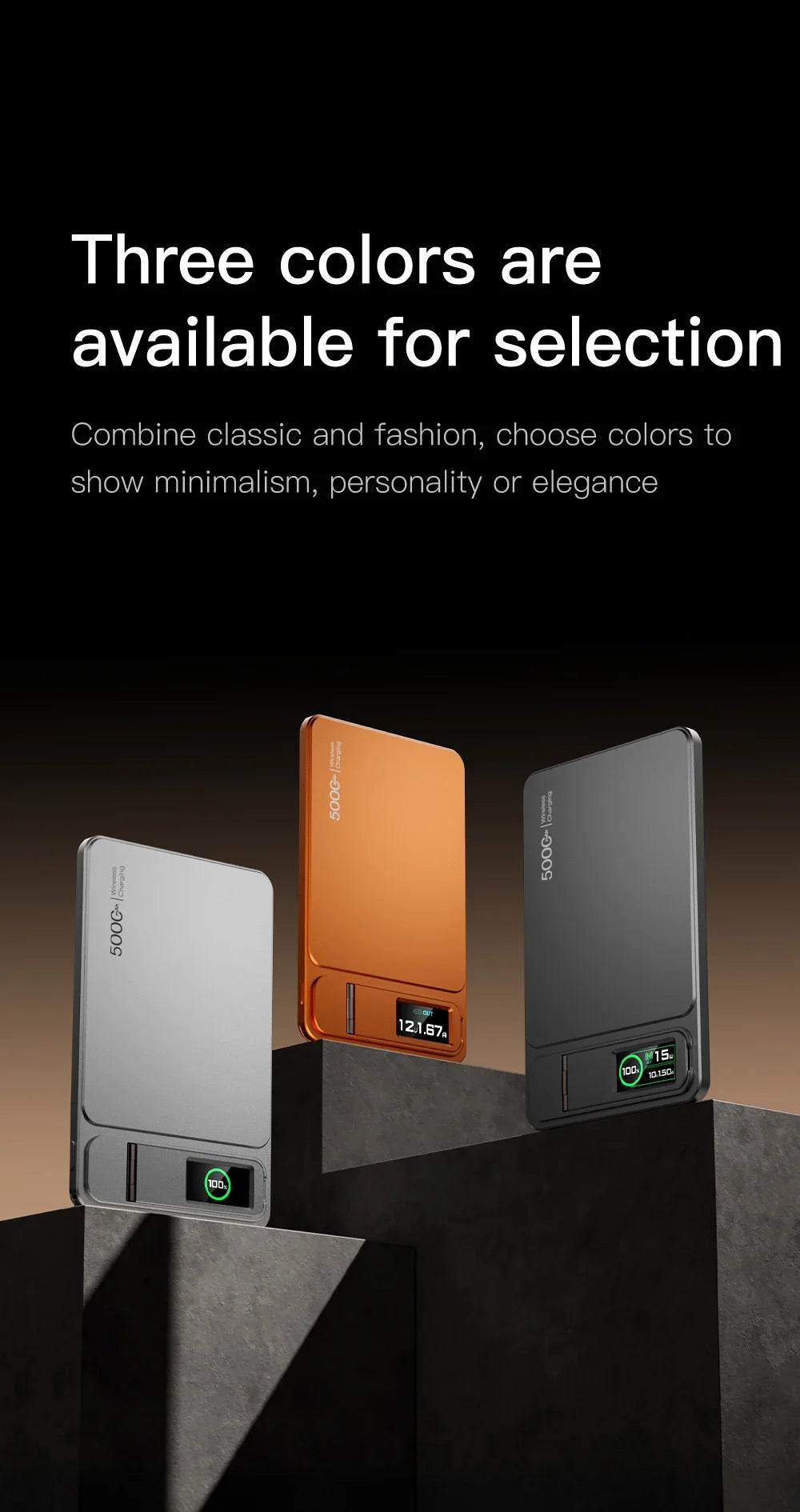 Magnetische Powerbank 5.000/10.000 mAh – 20W