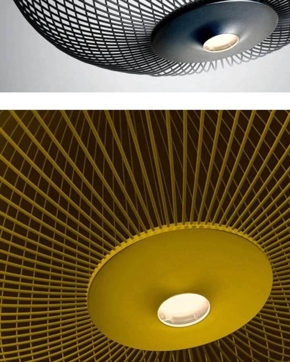 Moderne Hanglamp met Vogelkooi-design