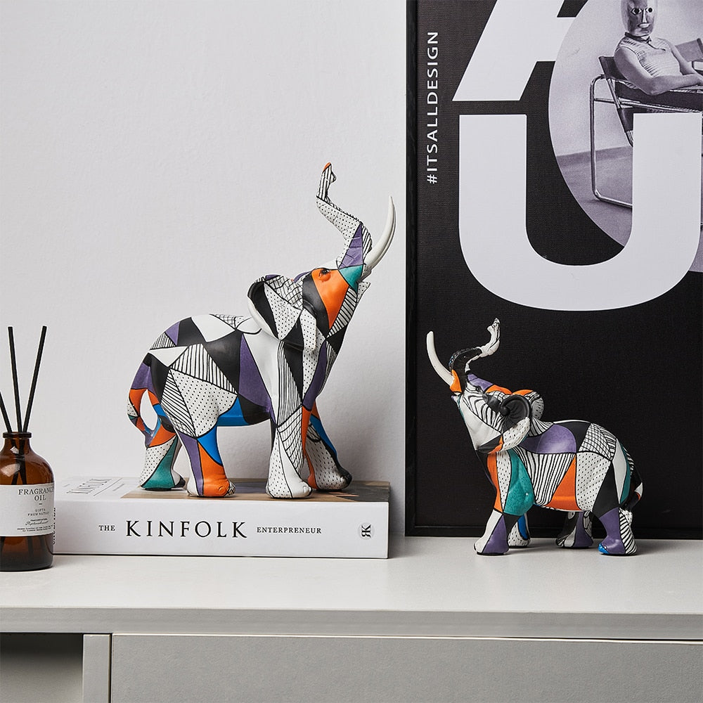 Kunst Olifant - Dierenbeeld Nordica  - Scandinavisch Interieurdecor.