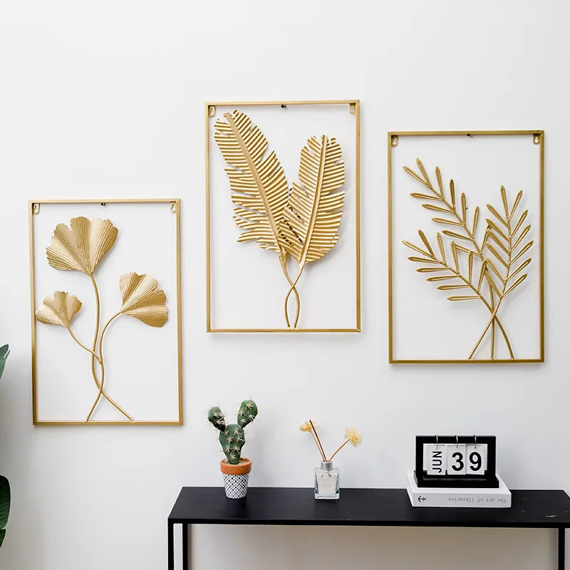 Ginkgo blad Design -Wanddecoratie